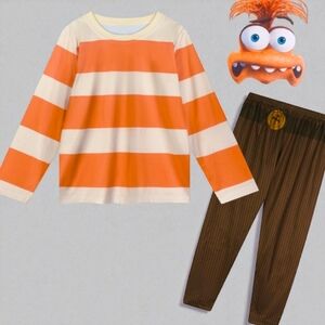 Kid's Inside Out 2 Inspired Anxiety Costume, New